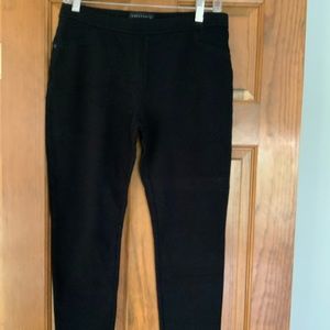 Black pull on pants